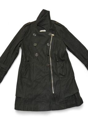 Guess black trench coat.Missing the belt!